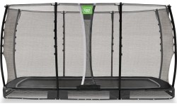 Įleidžiami batutai Exit: EXIT Allure Classic ground trampoline 214x366cm - black