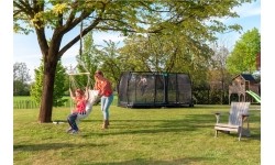 Įleidžiami batutai Exit: EXIT Allure Classic ground trampoline 214x366cm - black