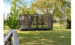 Įleidžiami batutai Exit: EXIT Allure Classic ground trampoline 214x366cm - black
