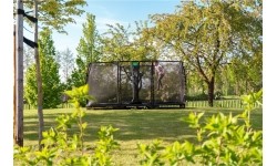 EXIT Allure Premium ground trampoline 214x366cm - green