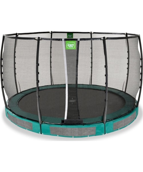 EXIT Allure Premium ground trampoline ø366cm - green