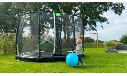 EXIT Allure Premium ground trampoline ø366cm - green