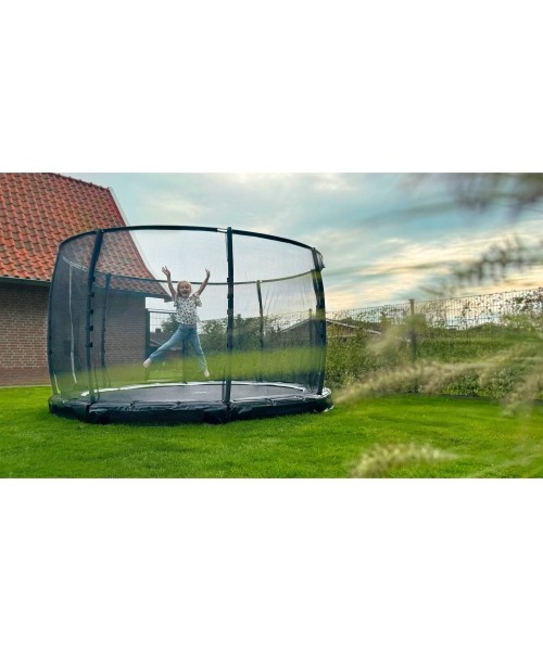 EXIT Allure Premium ground trampoline ø366cm - green