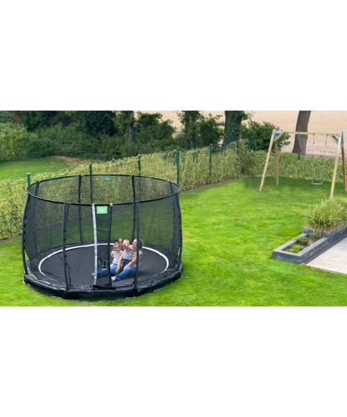 EXIT Allure Premium ground trampoline ø366cm - green