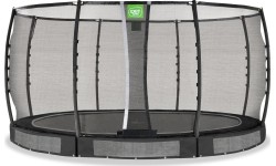 Įleidžiamas batutas EXIT Allure Premium ø427 cm, juodas