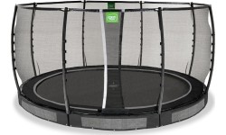 Įleidžiamas batutas EXIT Allure Premium ø427 cm, juodas