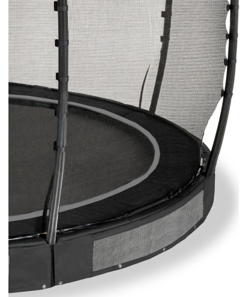 Įleidžiamas batutas EXIT Allure Premium ø427 cm, juodas