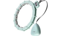 Lankai sukimui HMS: HHM14 HULA HOOP GREEN MAGNETIC WITH WEIGHT + COUNTER HMS