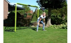 EXIT Tempo steel football goal 300x200cm - green/black