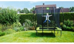 Pastatomi batutai Exit: EXIT Silhouette trampoline 153x214cm - green