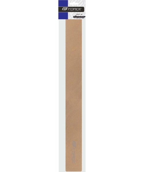 Aksesuarai bei priedai dviračiams : Apsauginis lipdukas po grandine FORCE 58x5cm skaidrus
