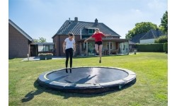 Įleidžiami batutai Exit: EXIT Silhouette ground sports trampoline ø305cm - black