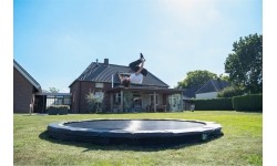 Įleidžiami batutai Exit: EXIT Silhouette ground sports trampoline ø305cm - black