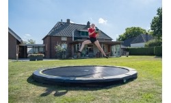 Įleidžiami batutai Exit: EXIT Silhouette ground sports trampoline ø305cm - black