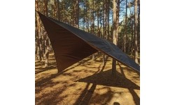 "TigerWood" brezentas 3 m x 2 m juodas
