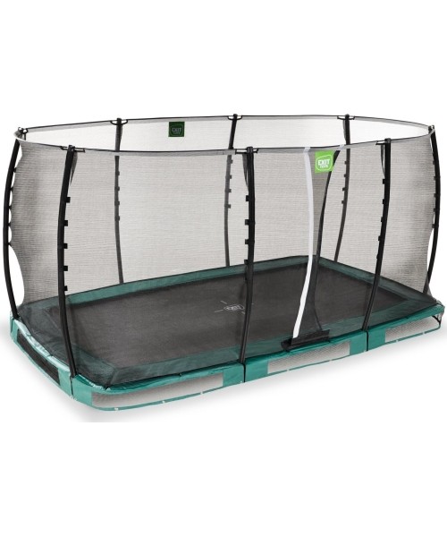 EXIT Allure Classic įleidžiamas batutas 244x427 cm, žalias