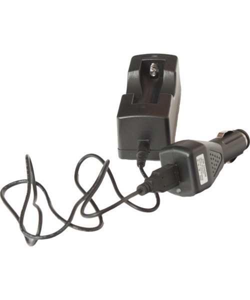 Car Charger for Li-ion 18650 Batteries with Usb Cable Yate 