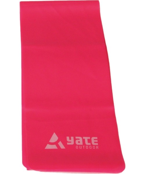 Elastinės juostos-kilpos Yate: Pasipriešinimo guma Yate, 25mx15cm, vidutinis pasipriešinimas, raudona