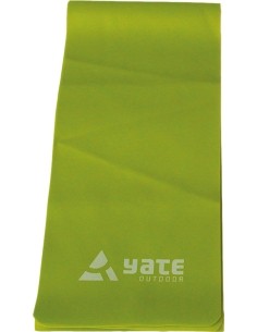 Pasipriešinimo guma Yate, 250x15 cm, kieta, žalia