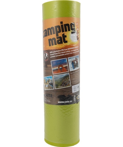 Dvisluoksnis kilimėlis Yate 12 Maxi, 190/70 cm, juodas/žalias