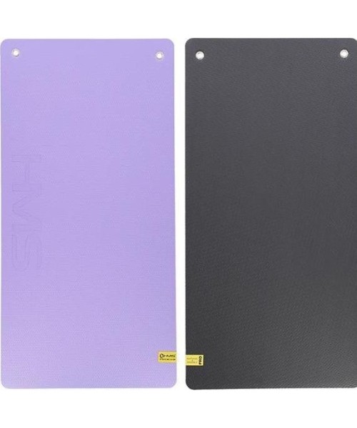 Training Mats HMS Premium: MFK07 VIOLETINĖS-JUODOS SPALVOS FITNESO KILIMĖLIS 120*60CM EVA 15MM HMS PREMIUM
