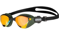 Mirror Swimming Goggles Arena Cobra TRI Swipe, Yellow-Green