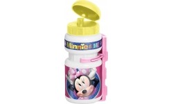 Gertuvės ir puodeliai Minnie: Plastikinė gertuvė su laikikliu Minnie Mouse, 0.375l