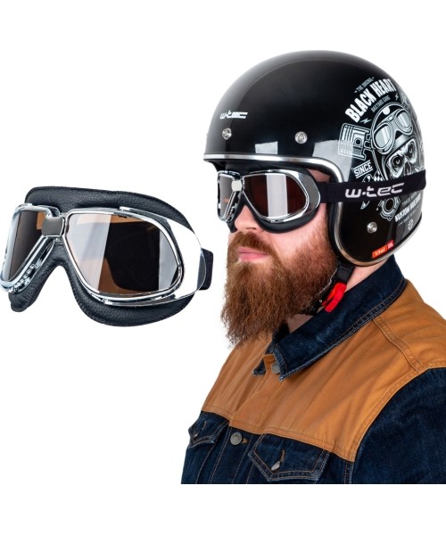 Motociklininko akiniai W-TEC: Motociklininko akiniai W-TEC Atavist