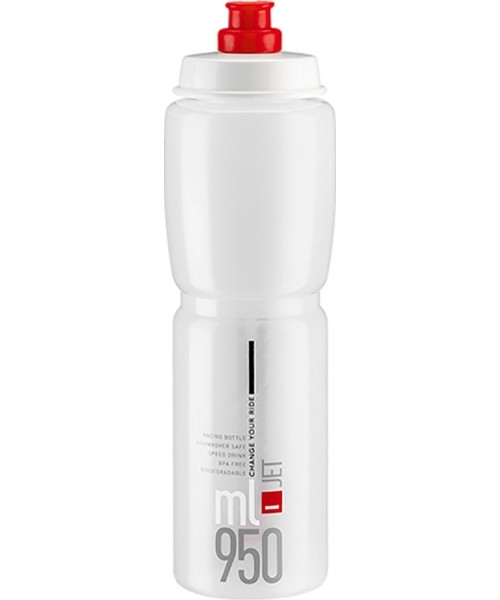 Gertuvės ir puodeliai Elite: Gertuvė Elite Jet, 950ml, permatoma