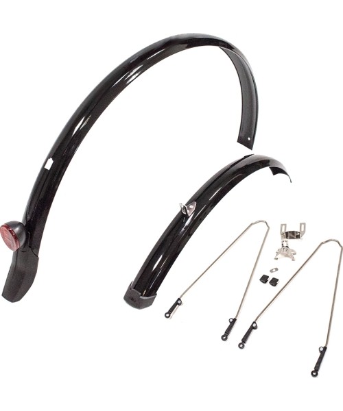 Gloves & Helmets & Accessories : Fenders SKS Germany Velo 28", 45mm, V-Brake, With A Mustache