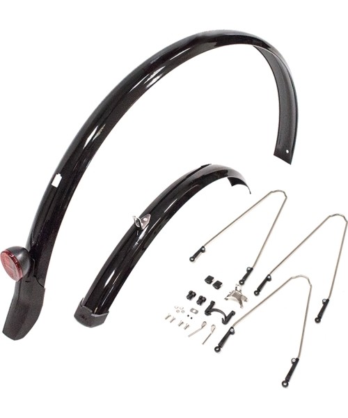 Gloves & Helmets & Accessories : Fenders SKS Germany Velo 28", 45mm, For Disc Brakes, With A Mustache
