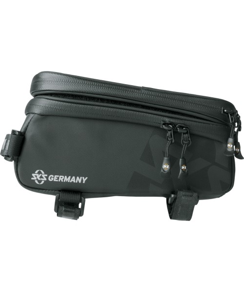 Gloves & Helmets & Accessories : Bicycle Frame Bag SKS Germany Explorer Smart, Black