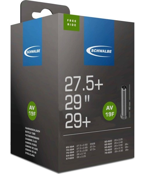 Gloves & Helmets & Accessories : Bicycle Tube Schwalbe, 27.5x2.60/3.00 29x2.35/3.00 (60/85-658/622), AV 40mm, In Box