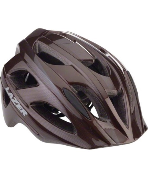 Aksesuarai bei priedai dviračiams Lazer: Dviratininko šalmas Lazer Beam, 55-59cm, rudas