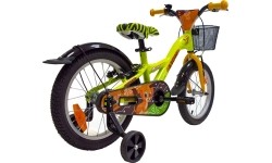 Children's and Junior Bikes : Dviratis 4KIDS Lion 16", Size 10" (25.5 cm), geltonas