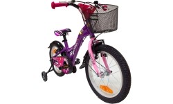 Children's and Junior Bikes : Dviratis 4KIDS Bubble 16", dydis 10" (25.5 cm), violetinis