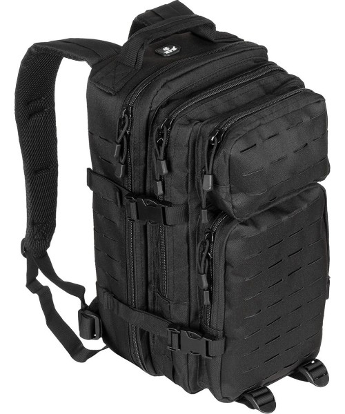 Outdoors Backpacks : Kuprinė MFH Assault I Laser, juoda, 30l