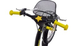Children's and Junior Bikes : Dviratis 4KIDS Nightman 16", dydis 10" (25.5 cm), juodas/mėlynas