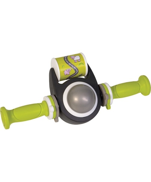 Gloves & Helmets & Accessories : Child Steering Wheel For Front Bicycle Seat QIBBEL, With Toy, Green
