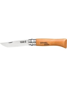 Knife Opinel 8, Carbon Steel, Beech 