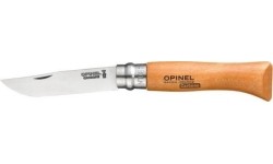 Knife Opinel 8, Carbon Steel, Beech 