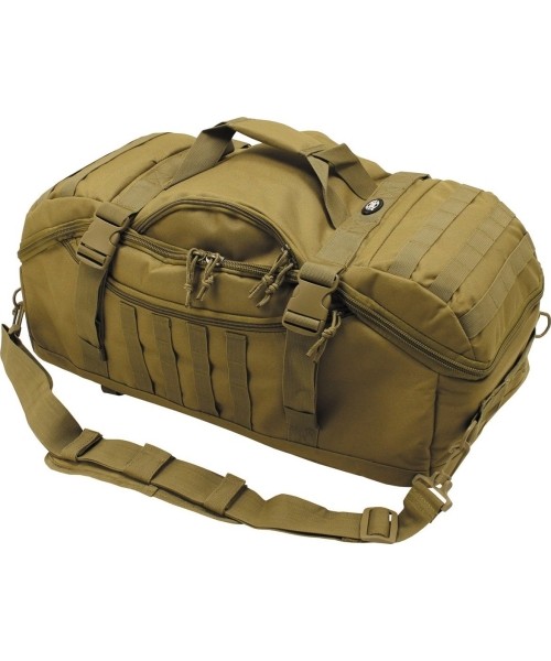 Turistinės kuprinės ir krepšiai MFH: Kupinė-krepšys MFH Travel, Coyote Tan, 62x25x35cm
