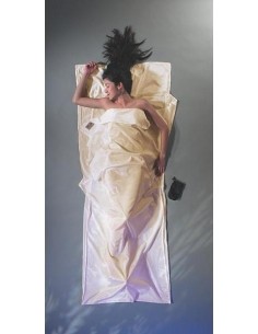 Travel Sheet Cocoon Cotton White Natura