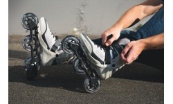 Fiksuoto dydžio riedučiai Powerslide: Riedučiai Powerslide Phuzion Krypton Grey 100 Trinity