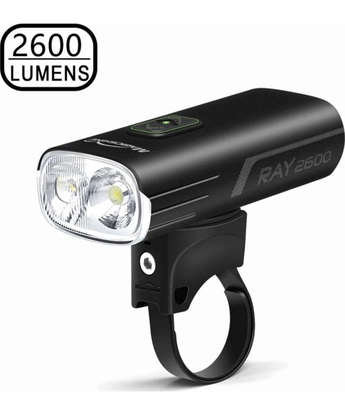 Gloves & Helmets & Accessories : Priekinis žibintas MagicShine Ray2600