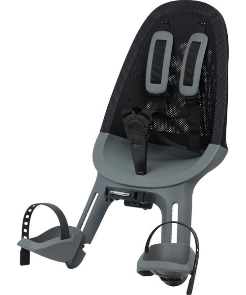 Gloves & Helmets & Accessories : Front Bicycle Child Seat QIBBEL Air, Grey