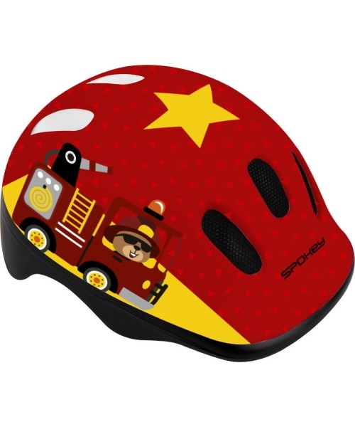 Gloves & Helmets & Accessories Spokey: Dviratininko šalmas Spokey Fun M Jr, raudonas