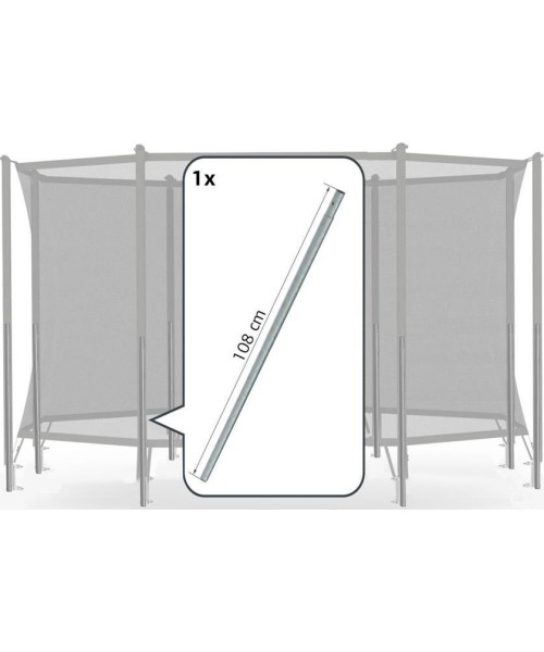 Trampoline Spare Parts BERG: Safety Net Comfort - Lower Tube Berg + Springbracket, 108cm