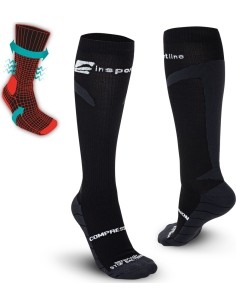 Compression Knee Socks inSPORTline Compleano AG+ - Black