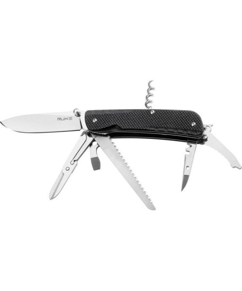 Multifunction Tools and Knives : Kišeninis peilis Ruike LD42-B, daugiafunkcis, juodas